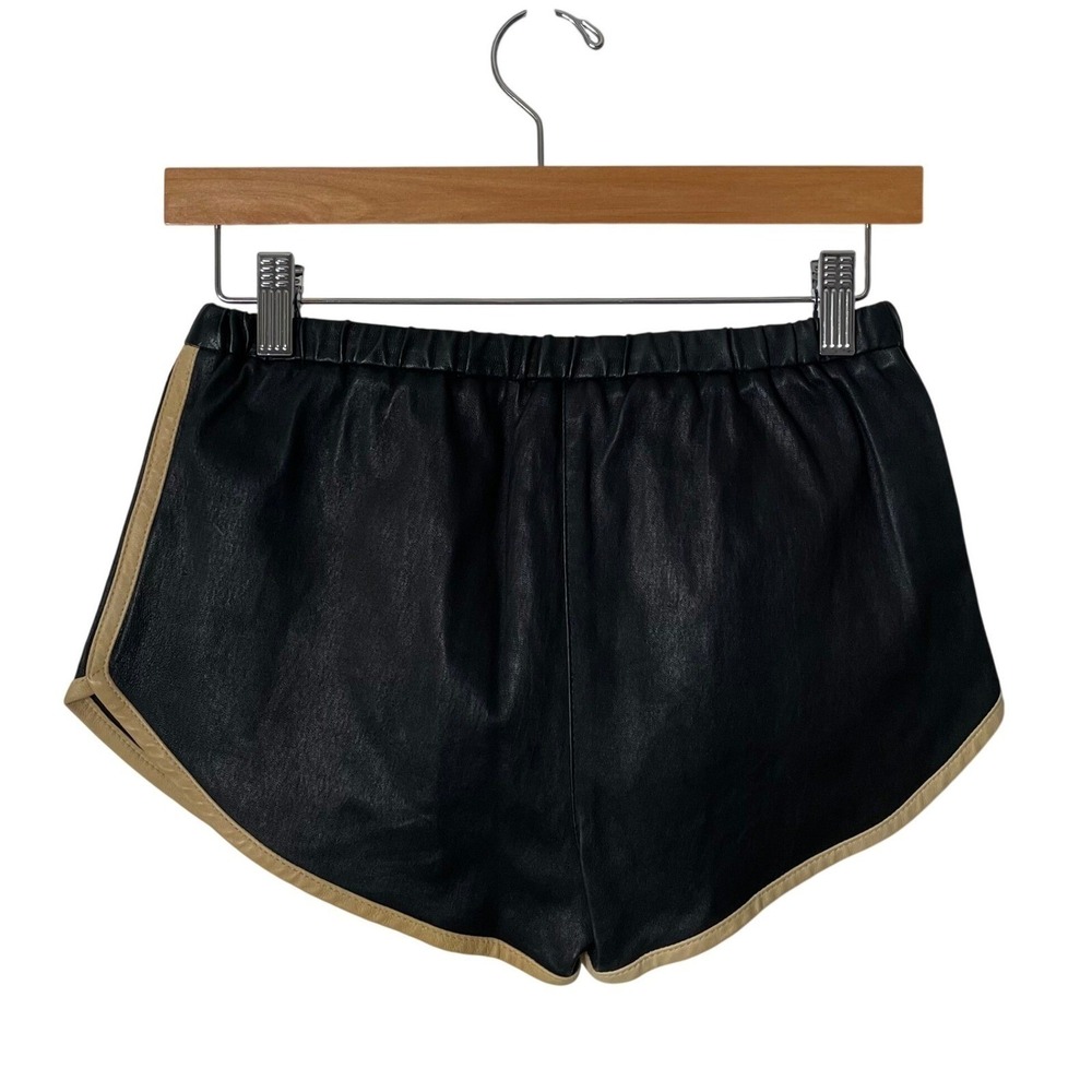 3.1 Phillip Lim | leather piped shorts - Picture 2 of 10